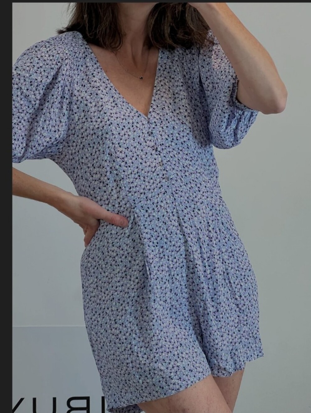 Zara Floral Jumpsuit,Summery Short Romper,Boho,L,new